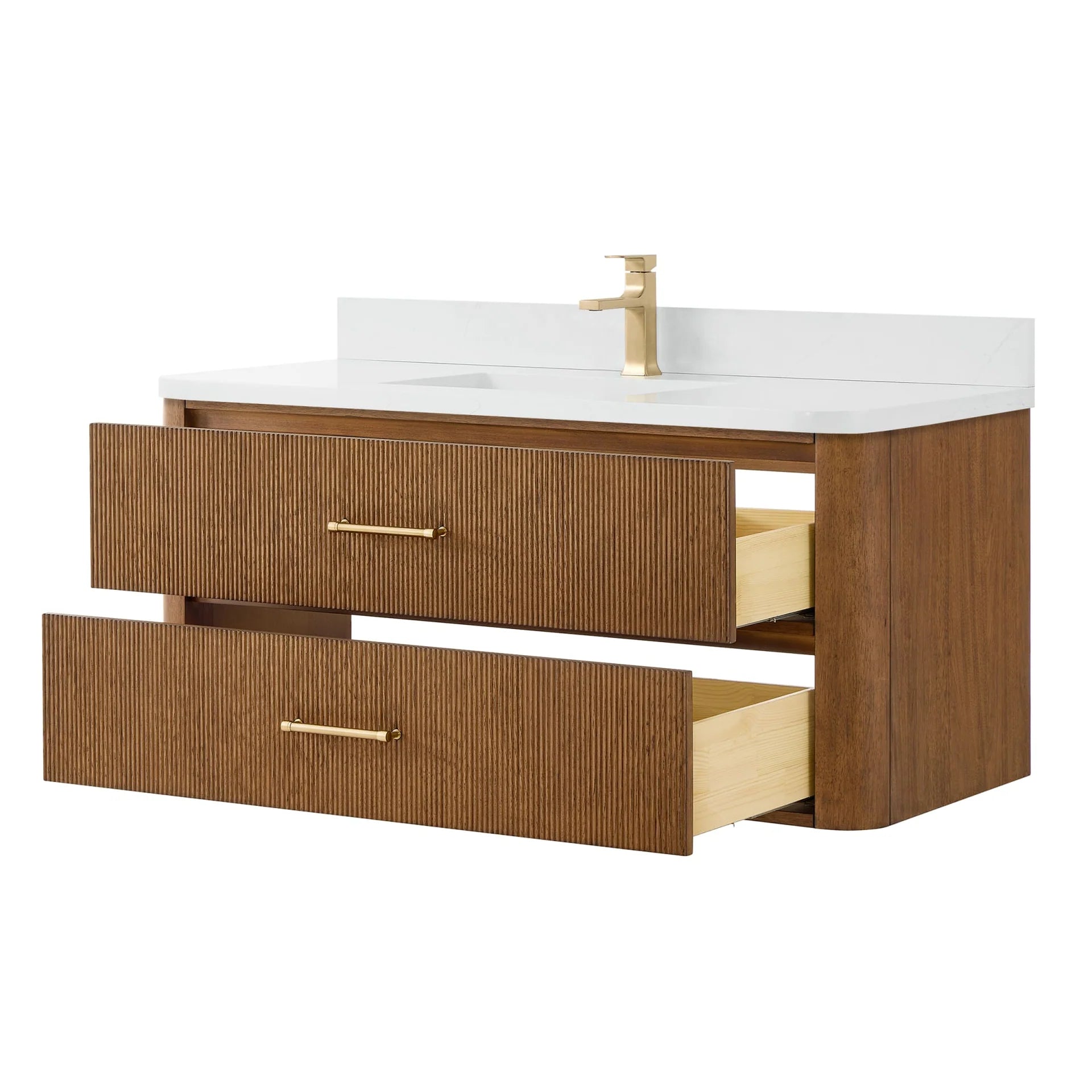 Francesca WM Wall Mounted Bathroom Vanity with Single hole Faucet