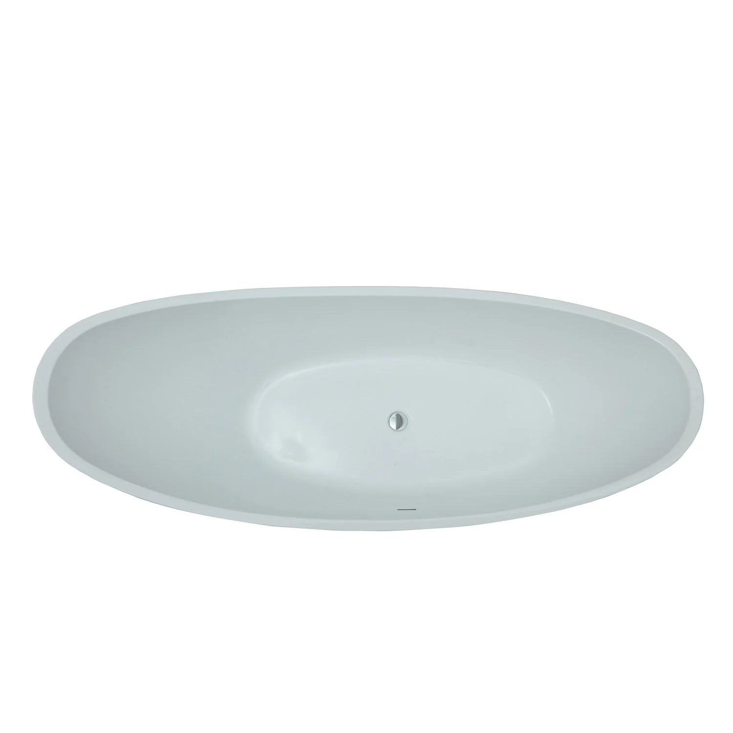 Nerida 73 Inch Acrylic Contemporary Double Slipper Tub - No Faucet Drilling