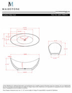 Fallon 71 Inch Double Ended Carbon Fiber Freestanding Tub
