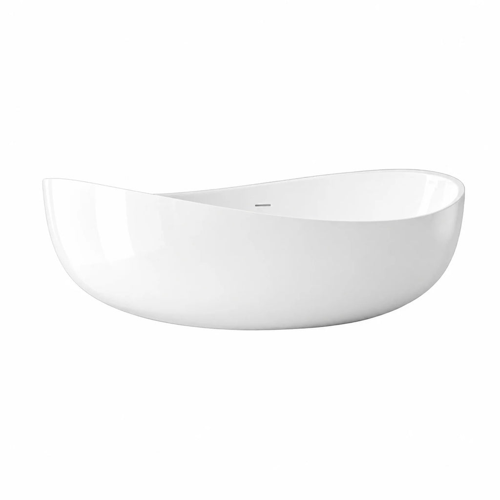 Zayden 71 Inch Acrylic Contemporary Freestanding Tub