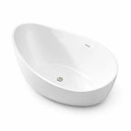 Zayden 71 Inch Acrylic Contemporary Freestanding Tub