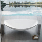 Fabian 79 Inch Acrylic Floating Hammock Tub