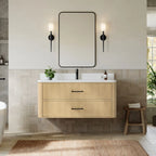 Francesca WM Wall Mounted Bathroom Vanity with Single hole Faucet