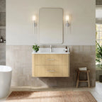 Francesca WM Wall Mounted Bathroom Vanity with Single hole Faucet