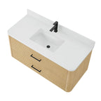 Francesca WM Wall Mounted Bathroom Vanity with Single hole Faucet