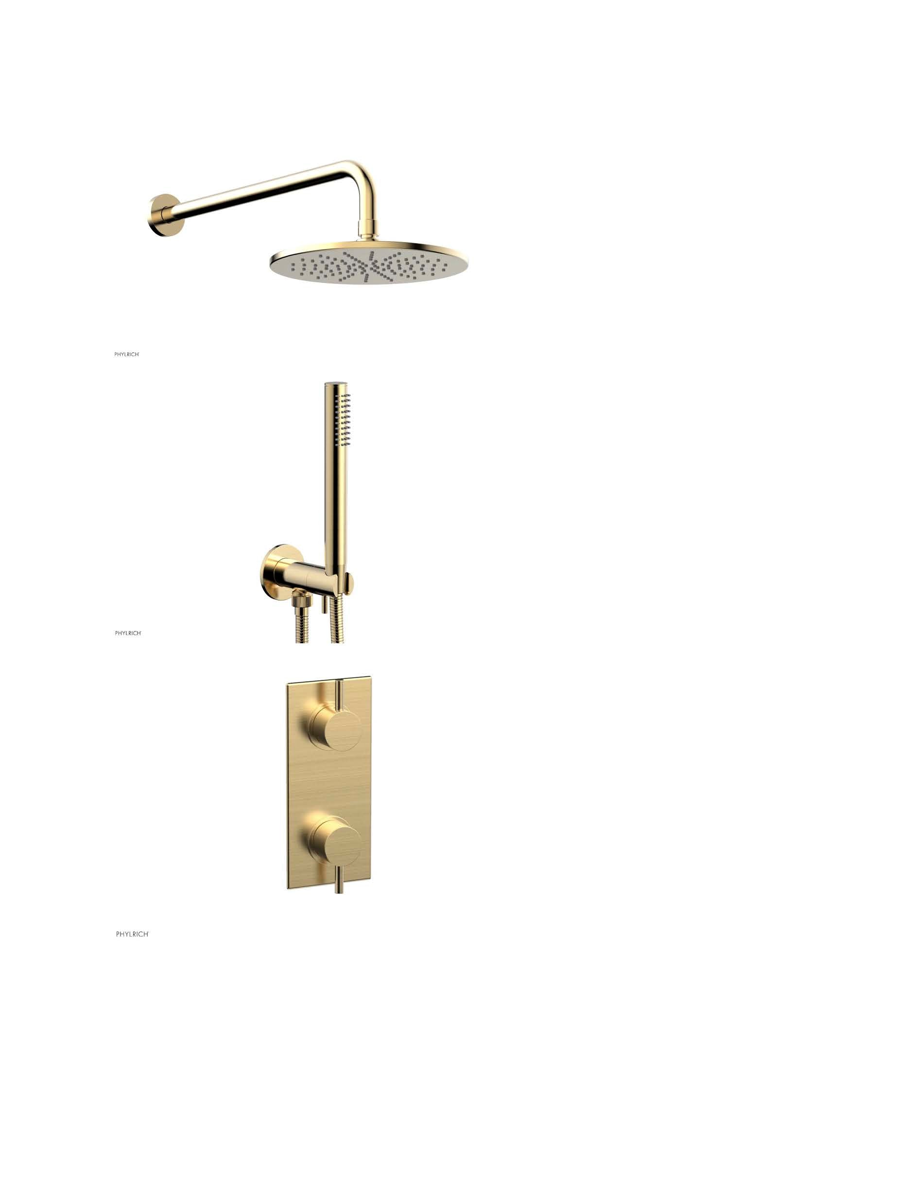 BASIC II 1/2" Mini Thermostatic Valve with Volume Control or Diverter 4-171 Set Rough included