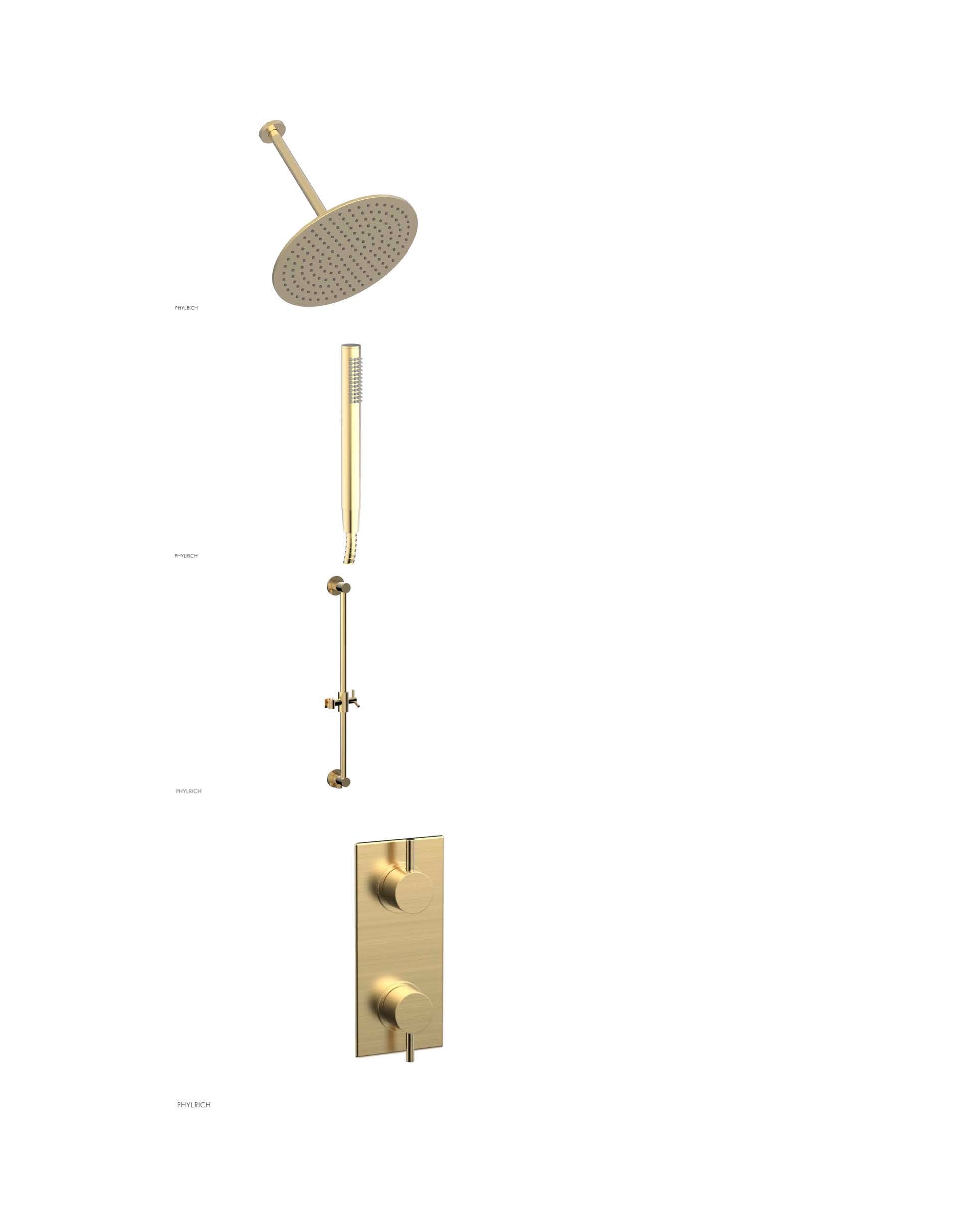 BASIC II 1/2" Mini Thermostatic Valve with Volume Control or Diverter 4-171 SET Rough included