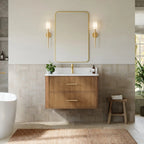 Francesca WM Wall Mounted Bathroom Vanity with Single hole Faucet