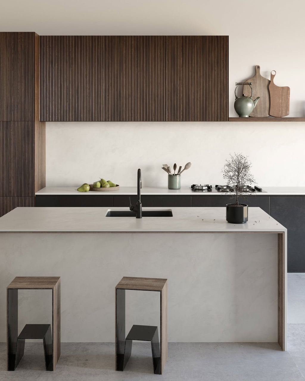Nacre Dekton - Kraftizen Standard Format: 128.74X57.87 in