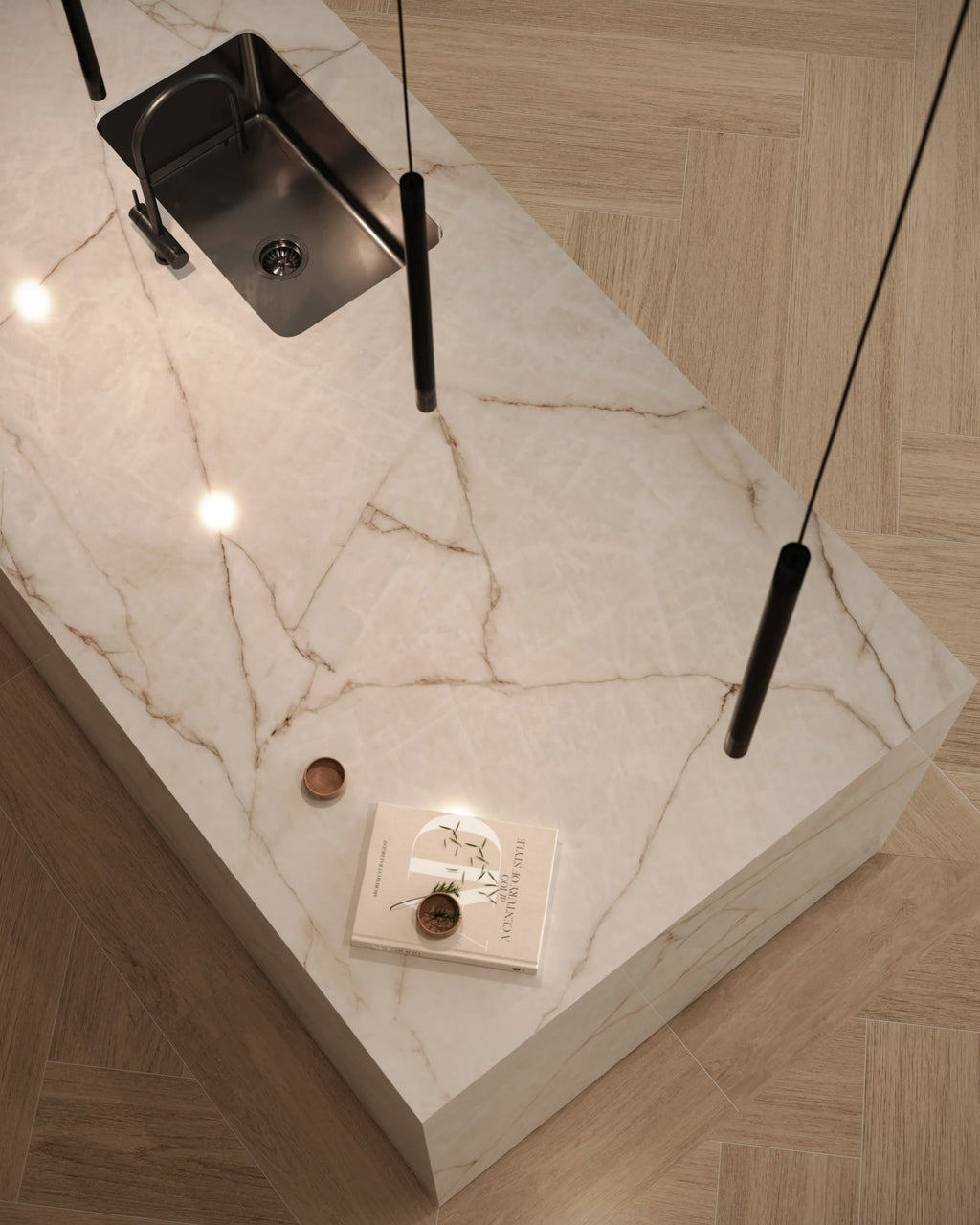 Borealis Dekton - Artik nodes Jumbo Format: 132.28X65.75 in
