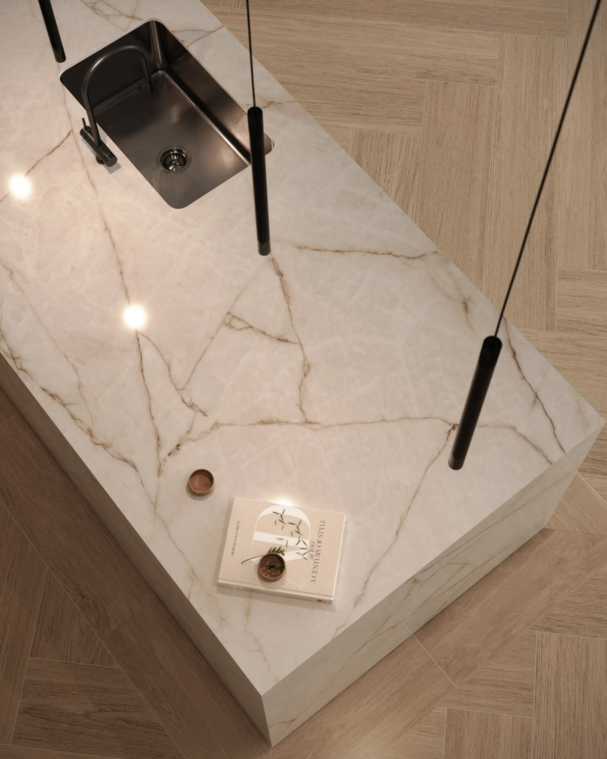 Borealis Dekton - Artik nodes Jumbo Format: 132.28X65.75 in