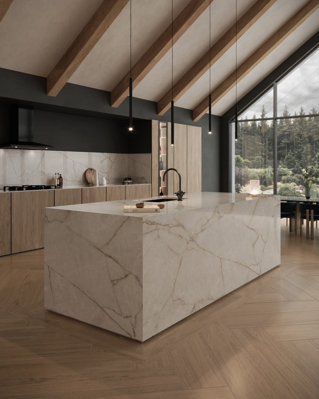 Borealis Dekton - Artik nodes Jumbo Format: 132.28X65.75 in