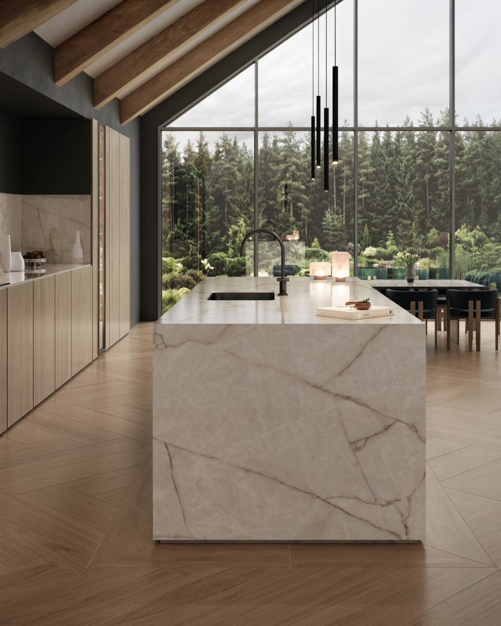 Borealis Dekton - Artik nodes Jumbo Format: 132.28X65.75 in