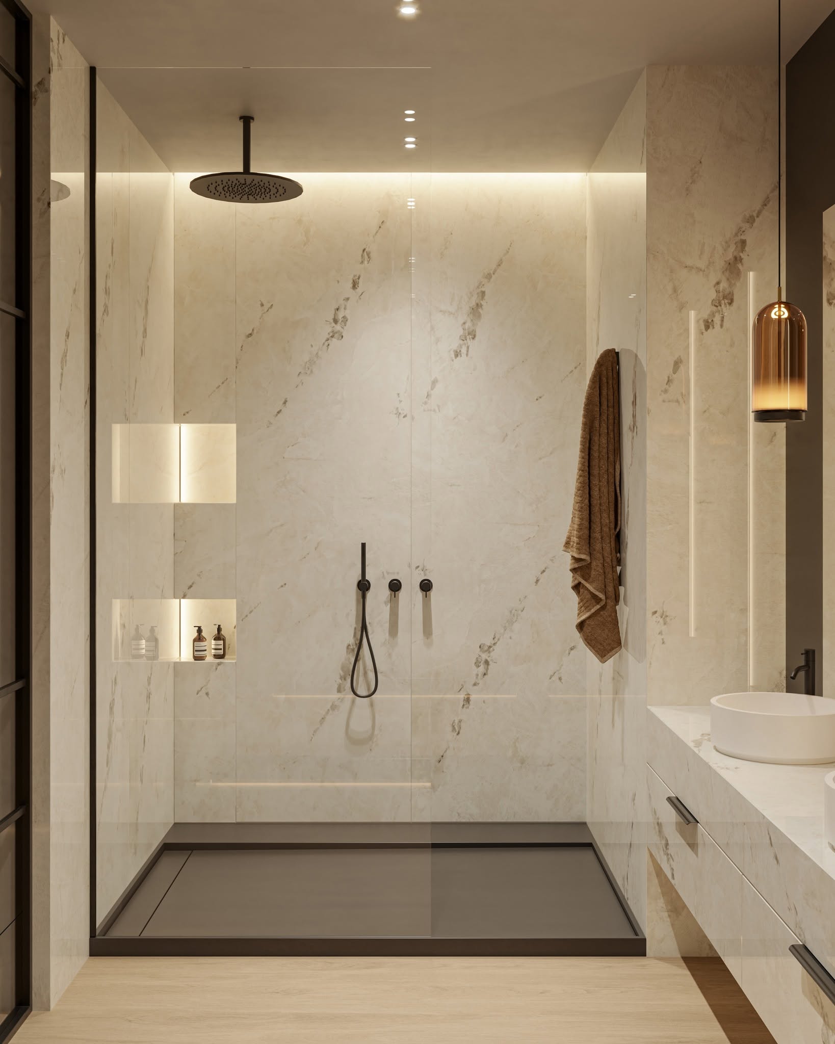 Bering Dekton - Artik nodes Jumbo Format: 132.28X65.75 in