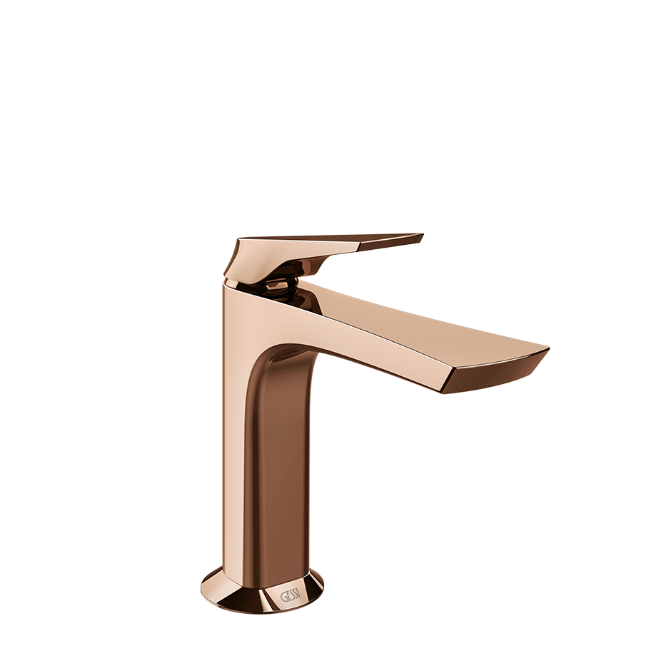 GESSI Ventaglio 72002 Basin mixer without waste, with connecting flexibles.