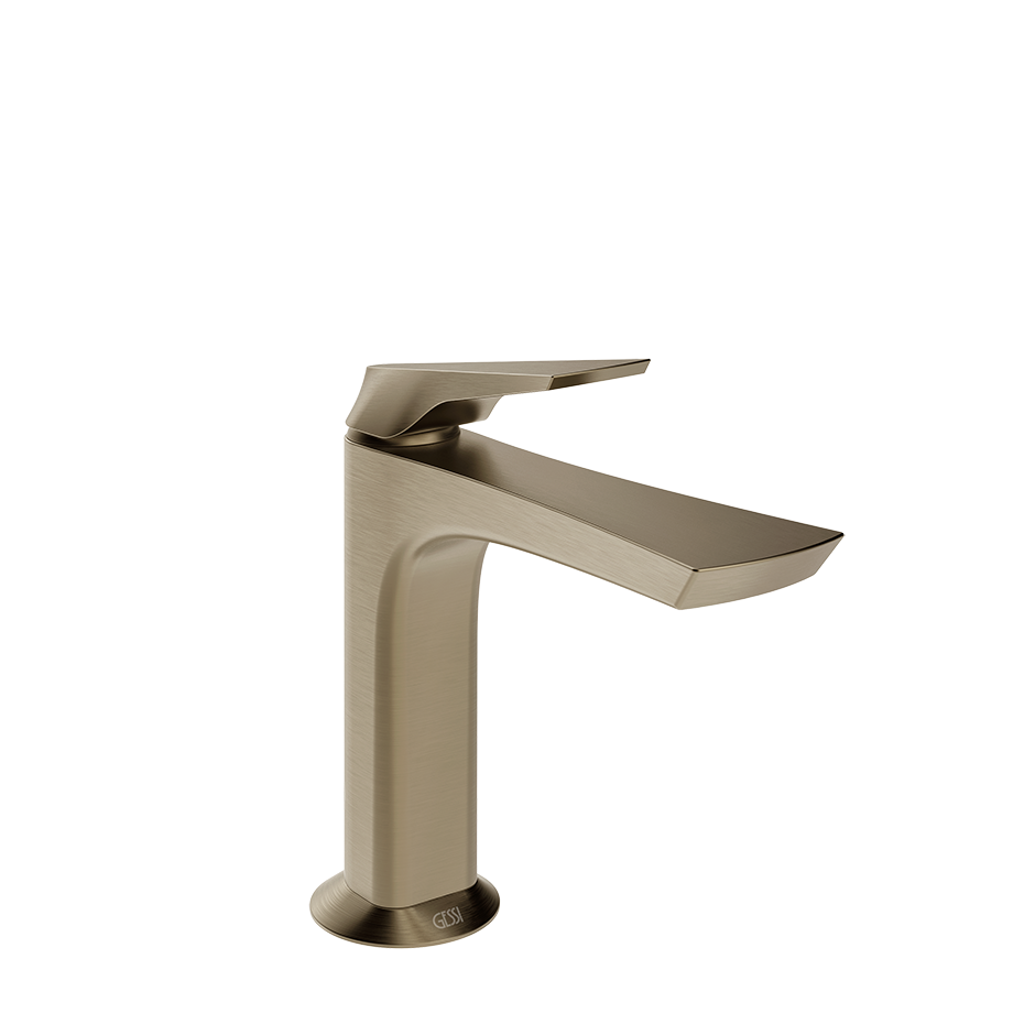 GESSI Ventaglio 72002 Basin mixer without waste, with connecting flexibles.