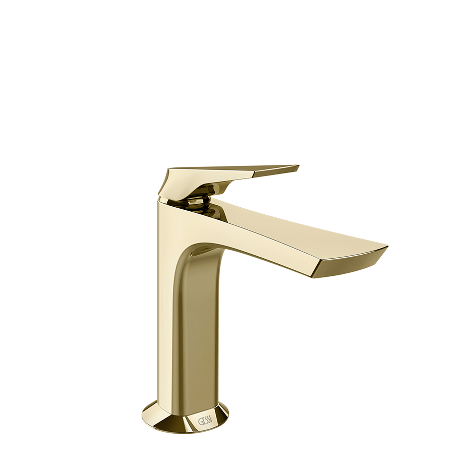 GESSI Ventaglio 72002 Basin mixer without waste, with connecting flexibles.