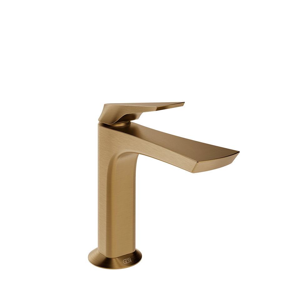 GESSI Ventaglio 72002 Basin mixer without waste, with connecting flexibles.