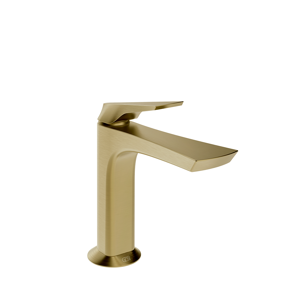 GESSI Ventaglio 72002 Basin mixer without waste, with connecting flexibles.