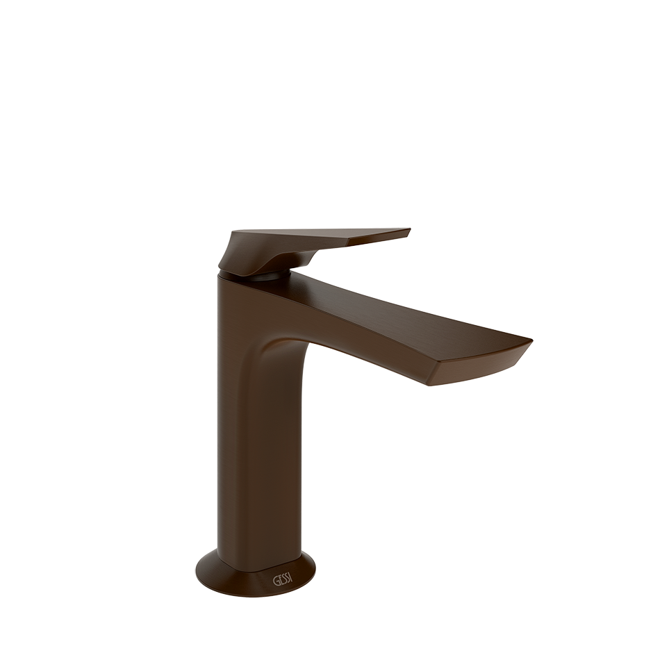GESSI Ventaglio 72002 Basin mixer without waste, with connecting flexibles.