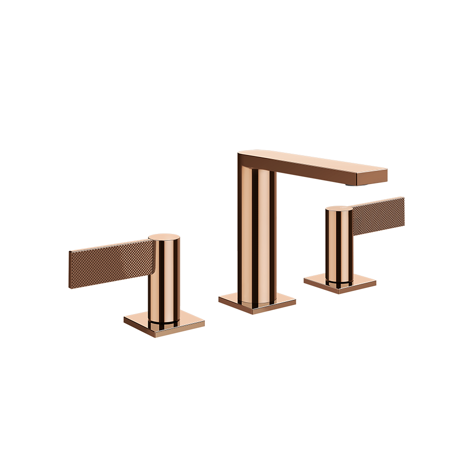 GESSI 73614 3-hole basin set with medium spout without drain.