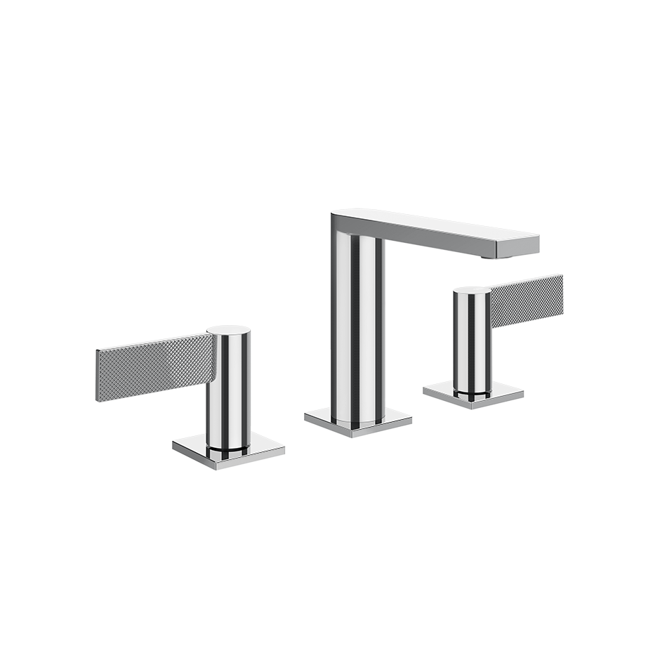 GESSI 73614 3-hole basin set with medium spout without drain.