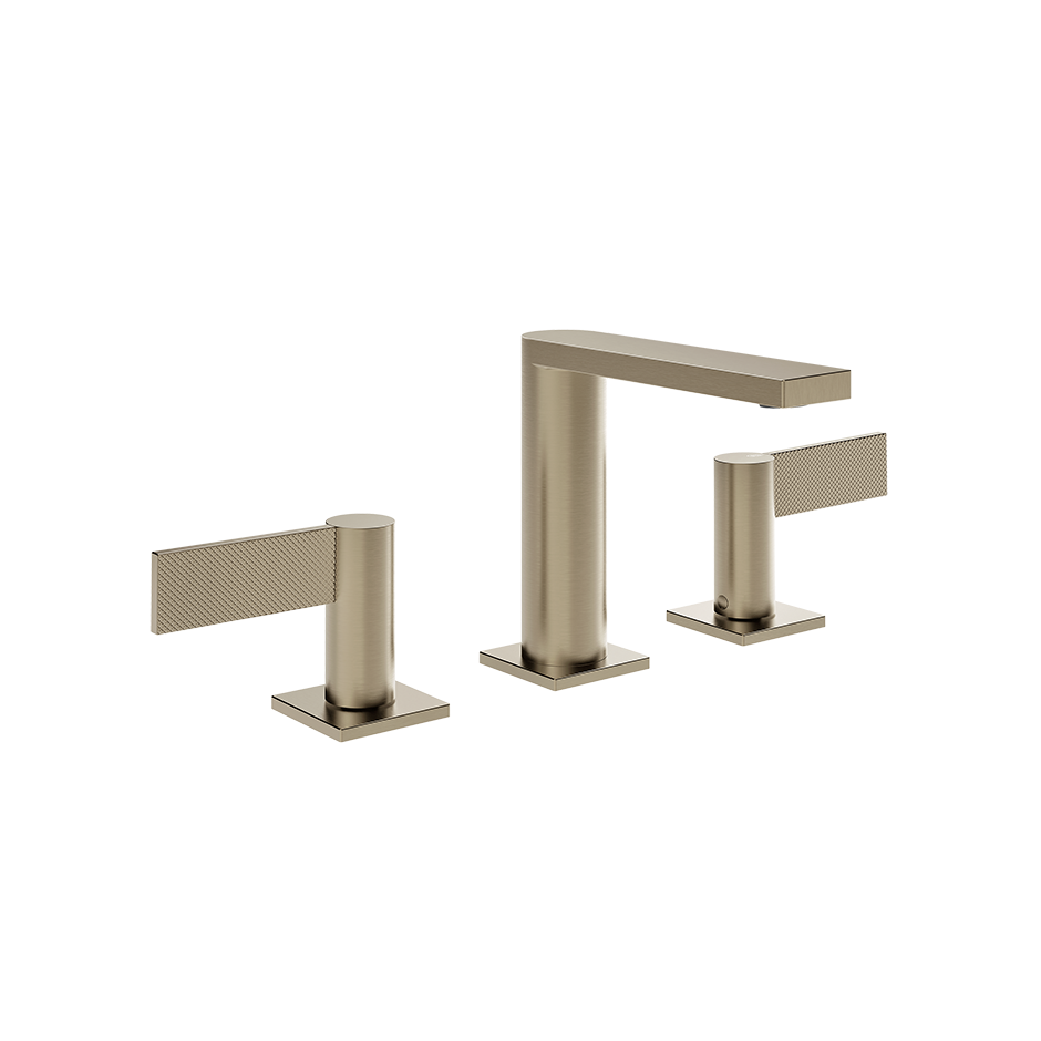 GESSI 73614 3-hole basin set with medium spout without drain.
