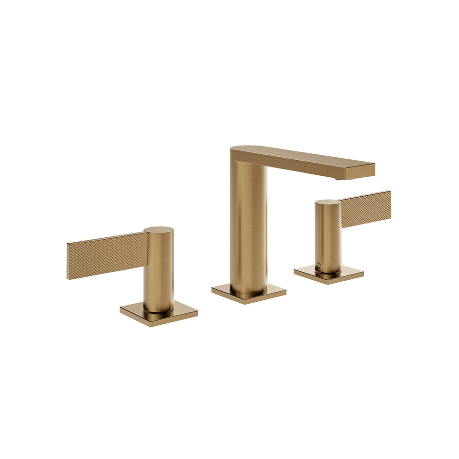 GESSI 73614 3-hole basin set with medium spout without drain.