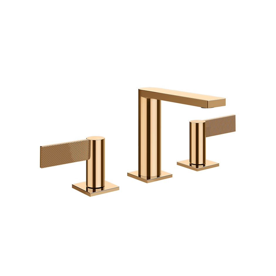 GESSI 73614 3-hole basin set with medium spout without drain.