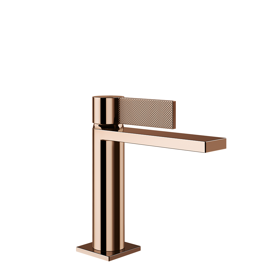 GESSI 73651 Basin mixer with Stop&Go waste and connecting flexibles. DIAMANTATO.