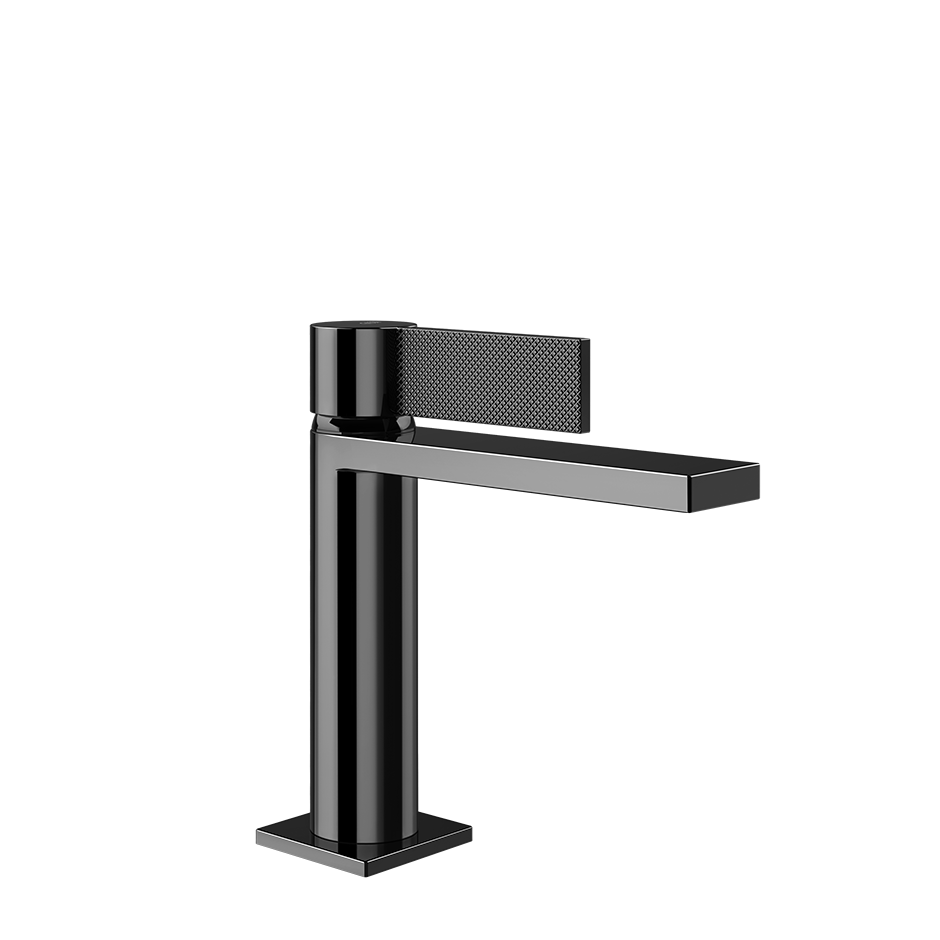 GESSI 73651 Basin mixer with Stop&Go waste and connecting flexibles. DIAMANTATO.