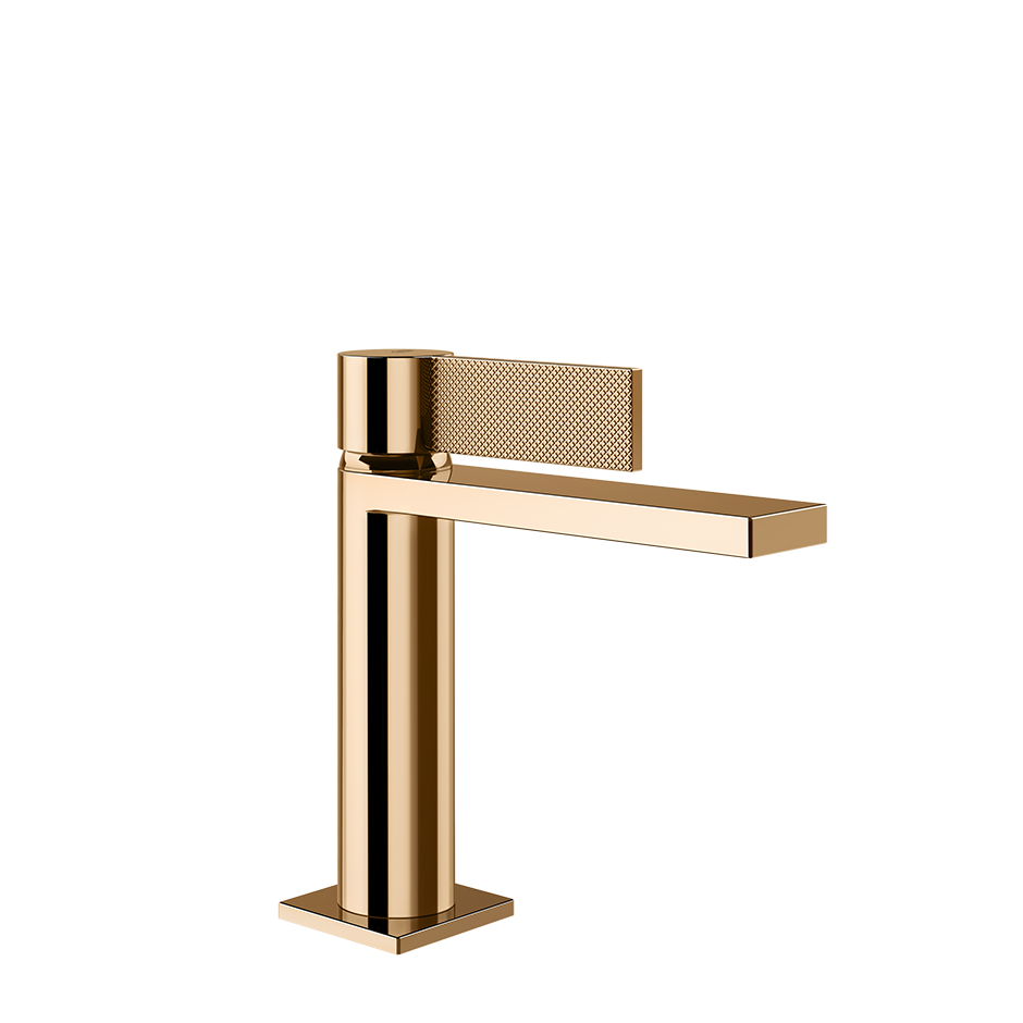 GESSI 73651 Basin mixer with Stop&Go waste and connecting flexibles. DIAMANTATO.