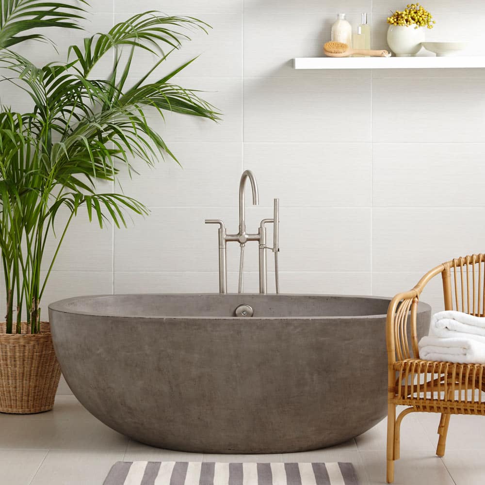 Avalon NativeStone Freestanding Soaking Tub
