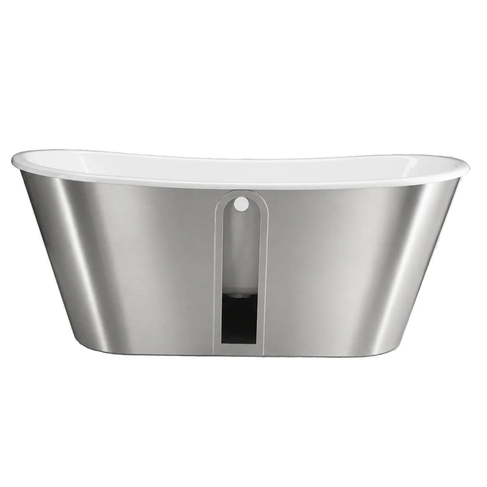 Ivera 67-Inch Cast Iron Double Ended Tub with Mirror Skirt | DXV