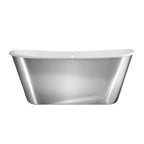Ivera 67-Inch Cast Iron Double Ended Tub with Mirror Skirt | DXV