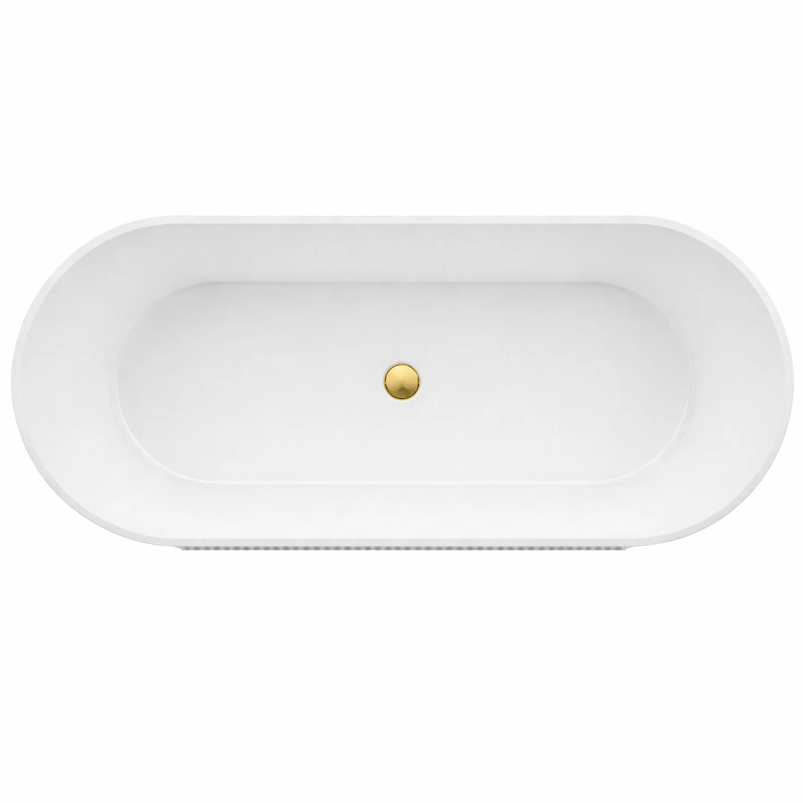 Elowen 67-Inch Acrylic Partial Fluted Soaking Bathtub