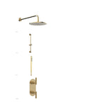 DUSTRIE - Thermostatic Valve with Volume Control or Diverter - Grooved SET Rough included