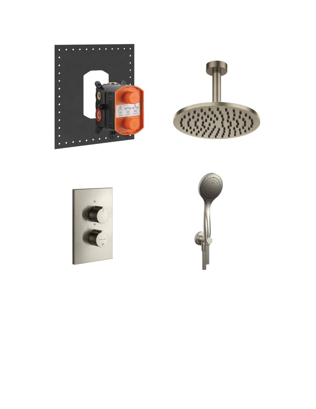 GESSI Shower Set Ceiling Mount Shower Head