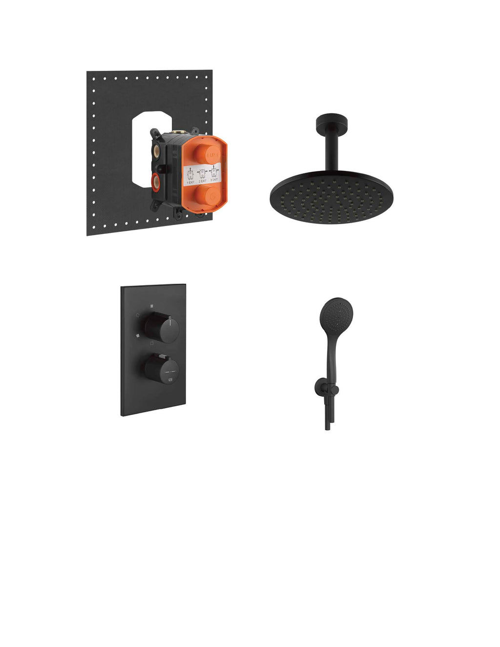 GESSI Shower Set Ceiling Mount Shower Head