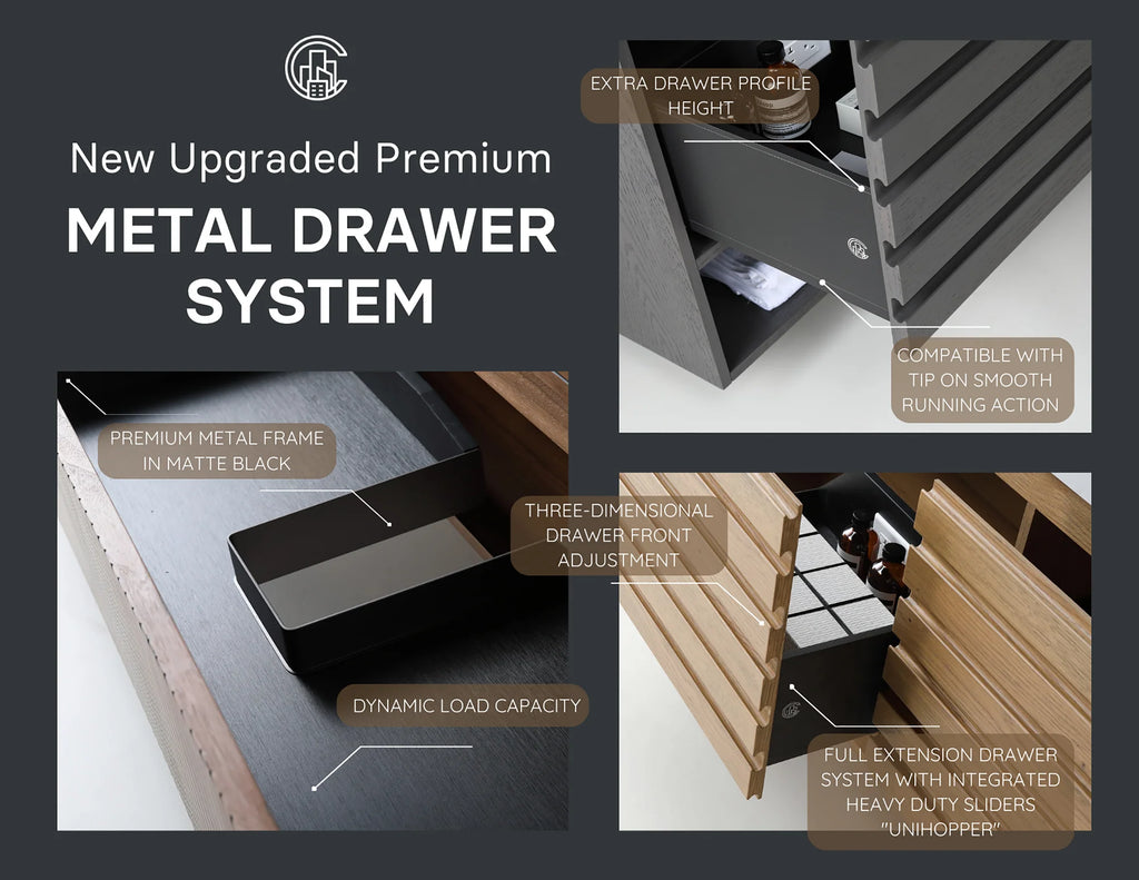 MATERA DOUBLE WALL MOUNT MODERN BATHROOM