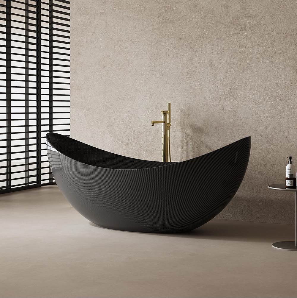 Fallon 71 Inch Double Ended Carbon Fiber Freestanding Tub