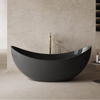 Fallon 71 Inch Double Ended Carbon Fiber Freestanding Tub