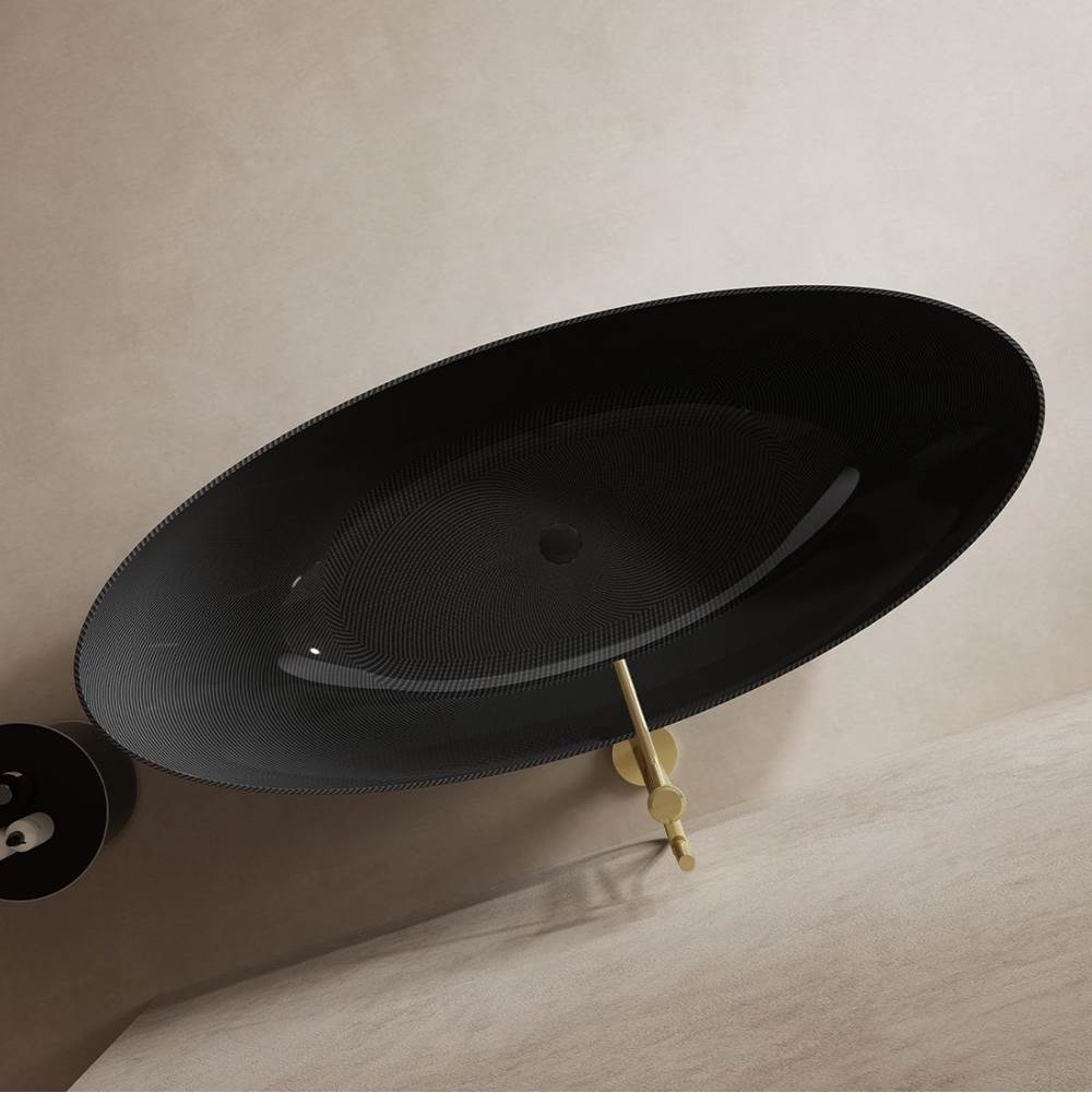 Fallon 71 Inch Double Ended Carbon Fiber Freestanding Tub