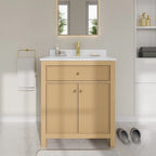 Pendry Bathroom Vanity with Countertop Single Sink Single hole Faucet Setup