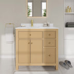 Pendry Bathroom Vanity with Countertop Single Sink Single hole Faucet Setup