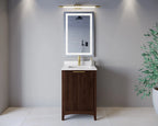 Palmilla Bathroom Vanity with Countertop Single Sink Single hole Faucet Setup