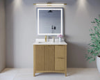 Palmilla Bathroom Vanity with Countertop Single Sink Single hole Faucet Setup