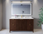 Palmilla Bathroom Vanity with Countertop Single Sink Single hole Faucet Setup