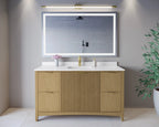 Palmilla Bathroom Vanity with Countertop Single Sink Single hole Faucet Setup