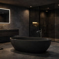 Soren 67-Inch Carbon Fiber Freestanding Soaking Bathtub